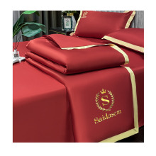 Amazon select supplier holesale comforter sets bedding comforter sets bedding red oem luxury european weddingbedding set